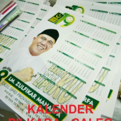 Cetak Kalender Caleg Pilkada Murah